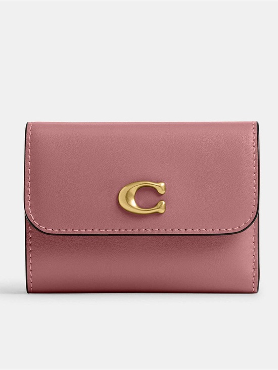 Coach Handbags - Coach Essential Card Holder Wallet Peony Refined Leather CZ111 NWT